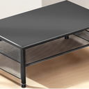 2-Tier Computer Monitor Stand Riser, Desk Organizer for Monitor, Printer & Laptop Stand, Desktop Workspace Organizers for Office Supplies(Black) 