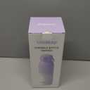 Portable Bottle Warmer for Travel - 12oz Portable Milk Warmer with Dual Heating Modes for Breast Milk & Water Fast Heating Smart Temperature Control for Outdoor Activities and Nighttime Feeding (Purple)