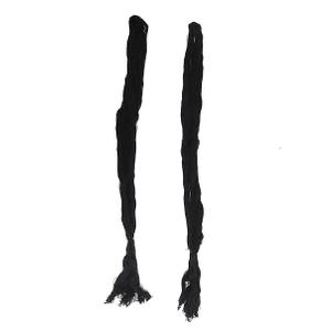 Kala Dhagga Choti Punjabi Paranda Parandi Hair Accessory Braid Tassles (Set of 2), Black