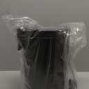 Cesun 1.2 Gallons Small Black Trash Can, Bathroom Garbage Can with Lid and Foot Pedal, Mini Round Wastebasket for Bathroom, Bedroom, Office, 4.5 Liters / 1.2 Gallons, Matte Black