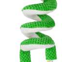Letsmeet Interactive Squeaky Dog Toys with Pull Rope, Large Dog Tug of War Toy, Plush Puppy Chew Toys for Dental Health, Great for Small, Medium and Big Dogs (Green)