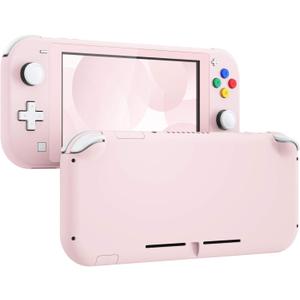 eXtremeRate Cherry Blossoms Pink DIY Replacement Shell for Nintendo Switch Lite, NSL Handheld Controller Housing with Screen Protector, Custom Cover for Nintendo Switch Lite [Console NOT Included]