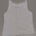 PINKMSTYLE Womens Basic Double Lined V Neck Tank Tops Slimming Workout Summer Tops Sleeveless Shirts, Size L