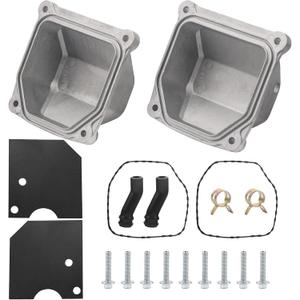 Upgrade Aluminum Alloy 32-096-06-S & 24-755-141-S Valve Cover Kit for Kohler Lawn and Garden Equipment Engine, Replaces 32 096 11-S, 32 096 06-S, 24 755 141-S, 24 755 74-S, 055-606
