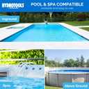 SWIMLINE HYDROTOOLS Chlorine Floater Dispenser For Above Ground & Inground Pools Spas | Solar Powered LED Light-Up Colorful Globe Pool Decoration |Large Capacity Floating 3-Inch Chlorine Bromine Tabs