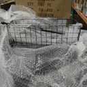 Metal Paper Towel Holder Wall Mount. Towel Bar with Basket Storage Organizer for Kitchen Bathroom, Gray, 14" W x 5.7" D