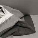 OIAHOMY 90L Blanket Basket for Living Room, Large Basket 23" x 23" x 13" with Handle, Laundry Hamper for Blankets, Pillows, Toy Storage for Kids, Dogs - Gardient Dark Grey