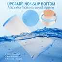 Waterproof Extra Wide Leg Cast Cover for Shower Adults, Extra Large Half Leg Shower Cover with Non-Slip Bottom, Watertight Foot Protector for Plus Size Adults Surgery Shower Boot