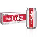 Diet Coke Soda Soft Drink, 12 fl oz, 12 Pack BBD: 08/04/25