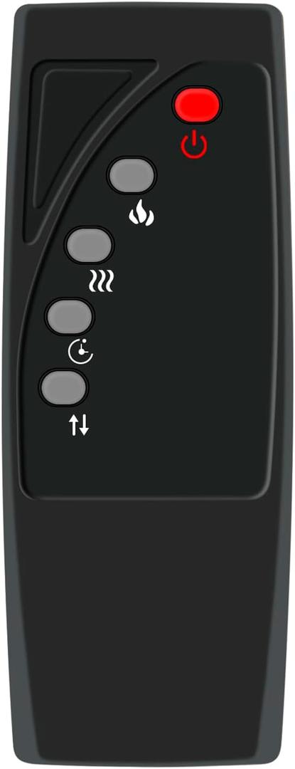 Replaced Remote Commander Applicable for Innoflame/Atraflame/Atra/Lowes Electric Fireplace RV48D80L-1 RV23D80L-1 RV26D80L-1 RV36D80F-C1 RV30D80S-1 RV42D80F-C1 RV48D80F-C1 FA42V60L 2322-L RV23V80L-MT1