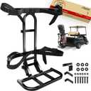 Roykaw Upgraded Golf Cart Rear Seat Bag Holder Universal Compatible with EZGO/Club Car/Yamaha, Golf Cart Rear Seat Bag Rack, Better Fixation/Space-Saving/No Drilling Required/Rust-Proof