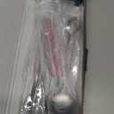 Snplowum Mirror Cutlery Serving Set, 24-piece 18/0 Stainless Steel Silverware With Pink Handle Simple & Modern Tableware For Home Party Restaurant Christmas Dinner, Service For 6 (Pink Silver)