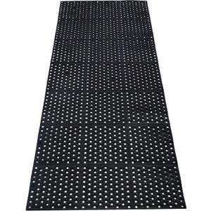 uyoyous Rubber Floor Mat with Drainage Holes 82.67"x35.43" Resistant Anti-Fatigue Commercial Floor Mats with Non-Slip Backing Heavy Duty Rubber Drainage Mat for Industrial Kitchen