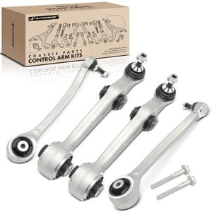 A-Premium Set of 3, Front Lower Rearward & Forward Control Arm, with Ball Joint & Bushing, Compatible with Tesla Model S 2012-2021, Model X 2016-2021