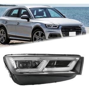 RH Full LED Headlight Assembly Fit for 2018 2019 2020 Audi Q5 SQ5 Headlamp Right Passenger Side AU2503208 80A941774B 80A-941-774-B