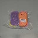 12 Pack Dish Sponges Kitchen Non-Scratch Microfiber and Compressed Cellulose Sponges for Washing Dishes Cleaning Pots Pans Kitchen Bathroom Cars Cleaning Supplies DIY Crafts for Kids