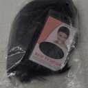 MAGQOO Black Wig for Women Black Bob Wig Short Black Wig Straight Black Wigs Middle Part Synthetic Heat Resistant Cosplay Costume Party Wigs (12 Inches)