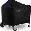 BBQ Grill Cover for Weber Performer Deluxe Charcoal: Heavy Duty Waterproof 22 Inch BBQ Cover for Weber Performer Charcoal Grills