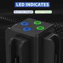 Charging Dock for Nintendo Switch 2 Joy Con, [Supports Dual-Direction Charging] Controller Charger Stand Station Compatible with Switch 2 Joy Con Accessories, Black