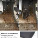 Kiwi Master Mud Flaps for 2015-2020 Ford F-150 (with Fender Flares), Heavy Duty Mud Guards, Front & Rear Splash Guards, No Drill, 4 Pcs Set