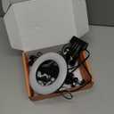 Video Conference Lighting Kit, Ring Light Clip on Laptop Monitor with 5 Dimmable Color & 5 Brightness Level for Webcam Lighting/Zoom Lighting/Remote Working/Self Broadcasting and Live Streaming, etc.
