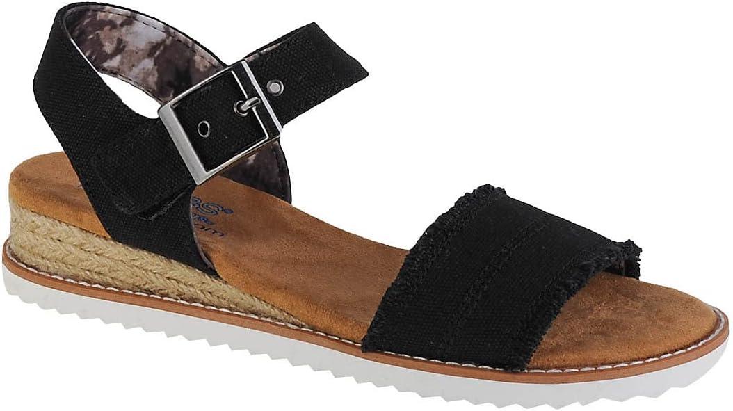 Skechers Women's Desert Kiss-Adobe Princess Sandal (7.5, Black)