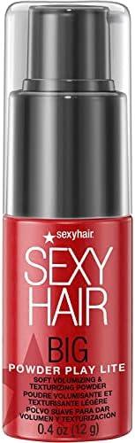 SexyHair Big Powder Play Lite Soft Volumizing & Texturizing Powder, 0.4 Oz | Up to 50% More Volume | Lightweight Powder | Invisible