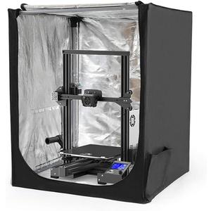 Official Creality Fireproof and Dustproof 3D Printer Enclosure Constant Temperature Protective Cover Room for Ender5/5 pro/5 Plus,CR-10/10S/10S PRO/10MINI,29.5 * 27.5 * 35.4- Large