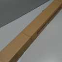 Heavy Duty Non- Adjustable 48 In/4Ft Curtain Rods for Windows, Brushed Gold
