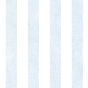 Norwall ST36931 Stripe with Texture PrePasted Wallpaper, Blue, Soft Blue, Sky