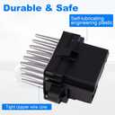 Blower Motor Resistor 4P1594 15141283 Replacement Compatible with Silverado 1500 2500 HD 3500 HD & for Suburban 1500 2500 & for Tahoe & Avalanche & for Equinox 2007-2013 Blower Resistor