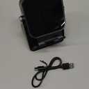 Induction Speaker with Phone Stand 5 in 1 Wireless Induction Bluetooth Audio for iPhone Android Phone Speakers Amplifier with Rechargeable Colorful Light, Birthday Gifts for Men Women Teens (Black)