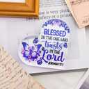 Inspirational Gifts For Women Spiritual Religious Gifts For Women Acrylic Purple Butterfly Decorations Stocking Stuffers For Sister Birthday Gift For Best Friend Christmas Acrylic Home Decor