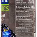 Goya Organic Black Beans, Low Sodium with Sea Salt, 15.5 Ounce (Pack of 8) (EXP 05/01/31)