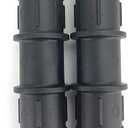 Heater Hose Connector 5/8"X 5/8" Hose Barb Glass Filled Nylon PA66-GF33 Straight Fittings for Heat/Coolant Vacuum line and Rubber Hose Black Air/Fuel/Water (Pack of 2)