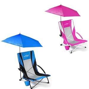 FAIR WIND 2 Pack Beach Chairs with 360° Umbrella for Adults, 300LBS Heavy Duty Anti-Sink Sand Chair, Portable Backpack Seating for Coastal Vacations, Outdoor Concerts & Sports