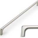 Amerdeco 10 Pack Brushed Satin Nickel Cabinet Pulls 10 Inch(256MM) Hole Centers Kitchen Cabinet Handles Hardware Kitchen Handles for Cabinets Cupboard Handles Drawer Pulls ZH0041