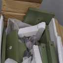 TUTOTAK Bookshelf, 8Tier Bookcase, Narrow Spine Book Shelf for Small Space, Corner Standing Shelf for Living Room, Office, Study, Entryway, Olive Green BS06BOG008