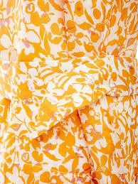 2025 Women's Summer Sleeveless Off Shoulder Floral Flowy A Line Maxi Dresses White Orange XL