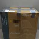 DUMOS Office Desk Chair, Modern Rolling Vanity Swivel Task Chairs with Wheels, Comfortable Back Seat Armless for Home, Bedrooms, Office, Study, Adults, Make-up, Dressing Room, Yellow