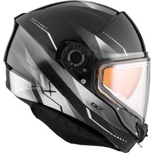 CKX Contact Full face Helmet Artik Electric Double Shield (Medium, Gray)