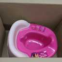Bright Starts Disney Princess Full Comfort Potty Training Toilet, Easy Clean Removable Bowl, Splash Guard, High Back for Comfort & Stability, Toddlers up to 50 lbs
