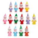 JHBEMAXS Mini Elf Baby Twins Kindness Elves Set Kid Craft Babies Doll Holiday Decoration Accessories Tiny Gift for Girls Boys Kids Adults (Pack of 9 Pieces)