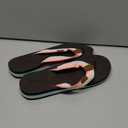 Pevino Women's Orthotic Flip Flops,Casual Comfortable Yoga Mat Thong Sandal with Arch Support (Brown)