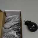 Office Chair Caster Wheels, Set of 5, 3 inch Heavy-Duty Replacement Rubber Wheels for Desk & Gaming Chair are Easy to Install & Suitable for All Floor Types (Clear)