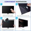 Hanging 22 Inch Computer Privacy Screen Filter, Hanging Computer Screen Privacy Cover, Compatible with, 22 Inch 16:10 Widescreen Monitors, Protect Eyes from Glare and Blue Light