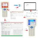 Handheld NFC Smart Card Reader 10 Frequency RFID Access Reader Writer ID IC Reader Accessory