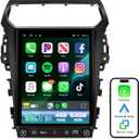 8 Core 4G+64G Car Radio for Ford Explorer 2011-2019 Stereo Upgrade with 5G Wifi/4G LET DSP Carplay/Android Auto AM/FM, Sellrich 12.1 inch IPS Touch Screen Radio Bluetooth 5.0 SWC Backup Camera