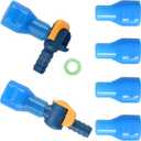 J.CARP ON-Off Switch Bite Valve Tube Nozzle Replacement for Water Bladder (7 Parts, Classic Model)
