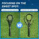 Sweet Spot Tennis Training Racket 37-Inch Compact Head Design 300g Lightweight Professional Racket Ideal for Teenagers and Professional Trainers